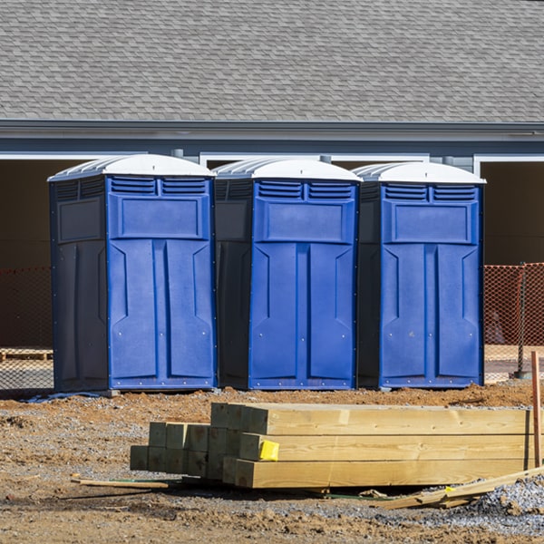 what is the cost difference between standard and deluxe porta potty rentals in Stanton